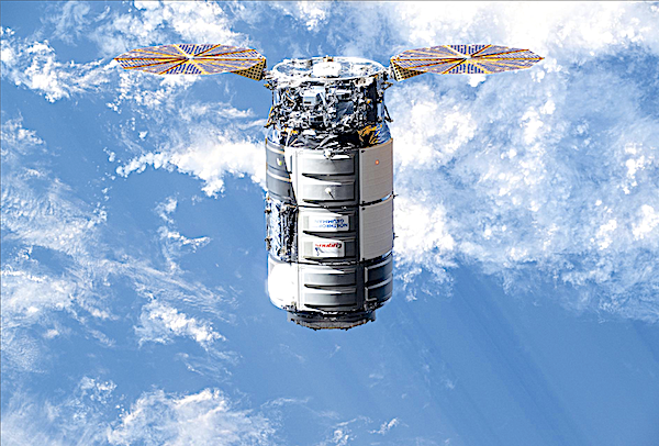Solar Arrays Deploy as CygnUnited States XL Orbits Toward Station